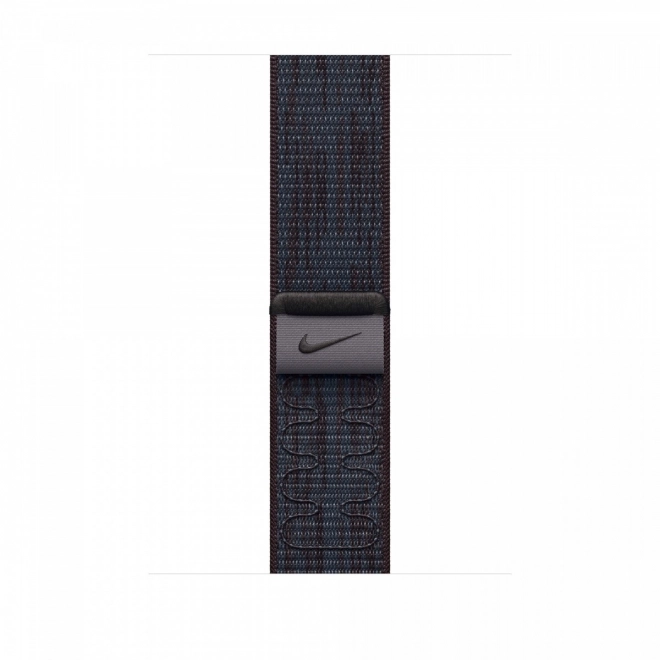 Sportovní náramek Nike v černo-modré barvě pro 46 mm obálku
