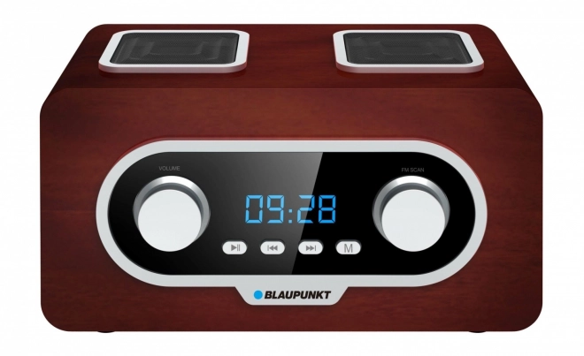Přenosné rádio FM PLL SD/USB/AUX s baterií a hodinami