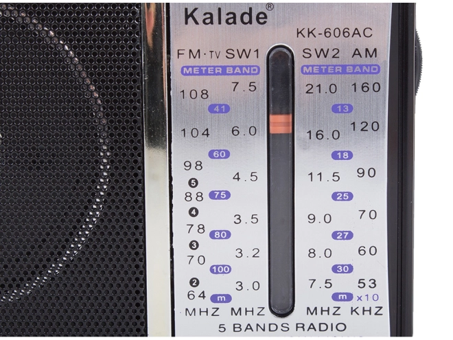 Široké pokrytí pásem FM/AM/SW1/SW2