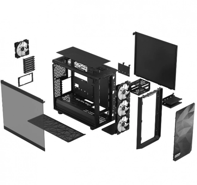 Kryt Meshify 2 RGB Black TG Lite Tint