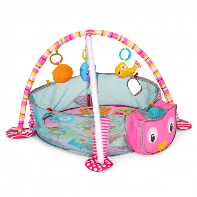 Velká vzdělávací podložka 3v1 ohrádka 30 míčů 0+ ECOTOYS
