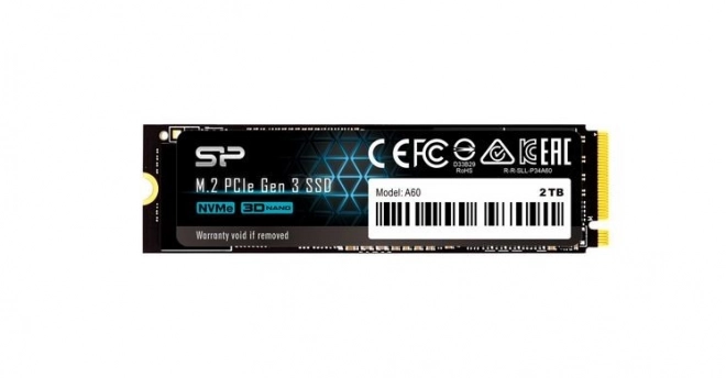 SSD P34A60 2TB PCIE M.2 NVMe 2200/1600 MB/s.