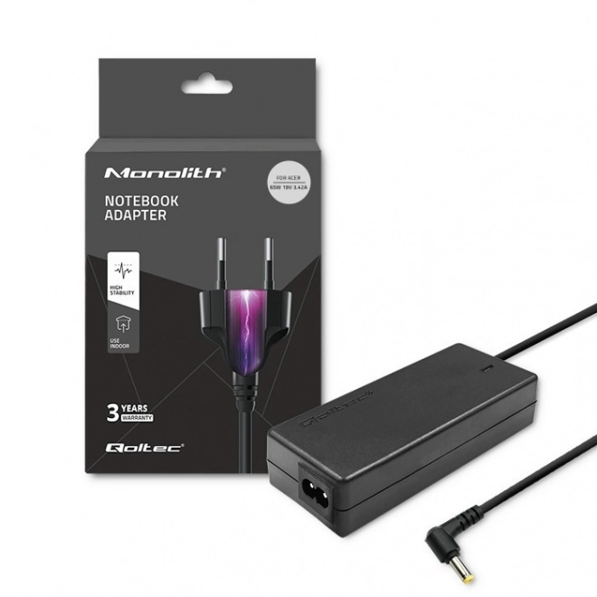 Napájecí zdroj Acer 65W | 19V | 3,42A | 5,5x1,7 |+napájecí kabel