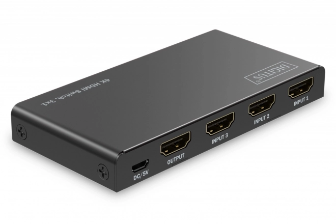 Přepínač 4K HDMI 3x1 s dálkovým ovládáním