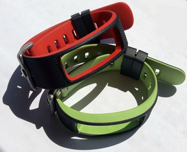 Originální řemínky pro U‑Band 116HR Color – červená a zelená