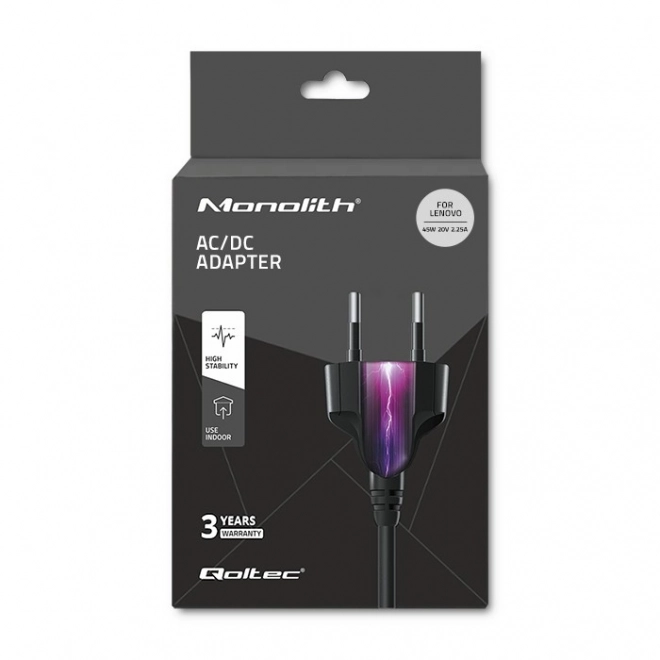 Napájecí zdroj pro Lenovo 45W | 20V | 2,25A | 4,0*1,7 | + napájecí kabel