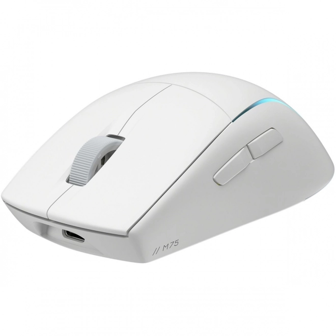 Bezdrátová myš M75 bílá RGB