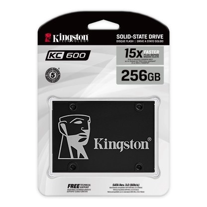 SSD KC600 SERIES 256GB SATA3 2,5' 550/500 MB/s