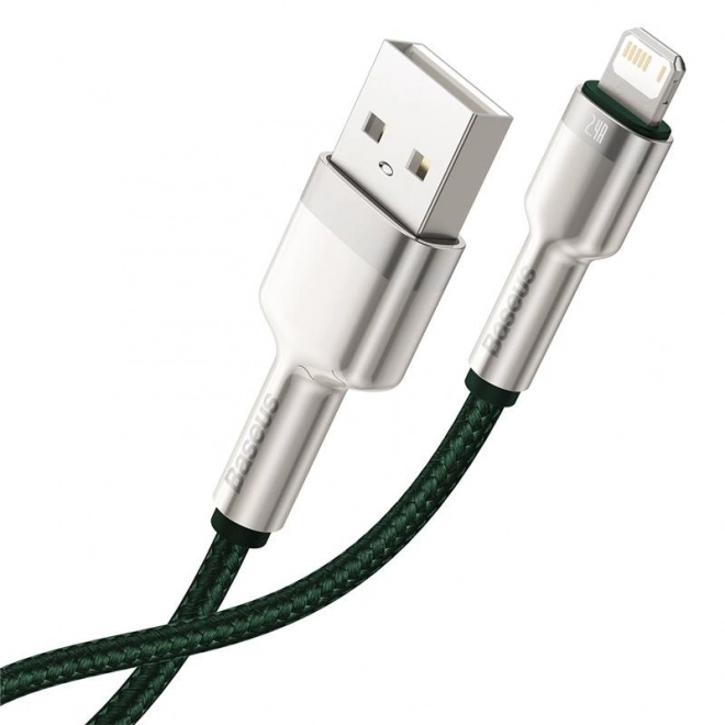 Kabel USB pro Lightning Baseus Cafule, 2,4A, 2m (zelený)