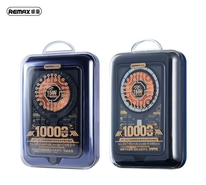 Powerbank Remax Walking Series 10000mAh magnetický modrý