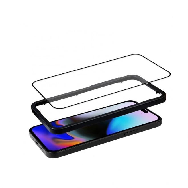 Antibakteriální 3D pancéřové sklo - tvrzené 9H Full Glue pro iPhone 16 + instalační rámeček – IPhone 16 Pro
