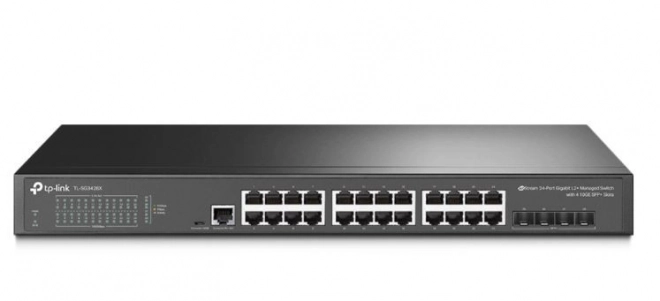Switch JetStream L2 +, 24 portů, 4 sloty 10GE SFP+
