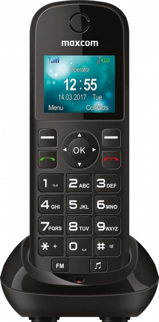 Jednoduchý ergonomický telefon Maxcom