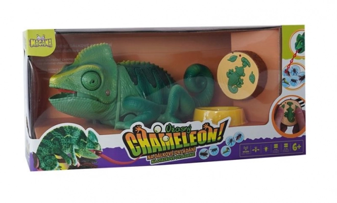Úžasný chameleon na ovládání