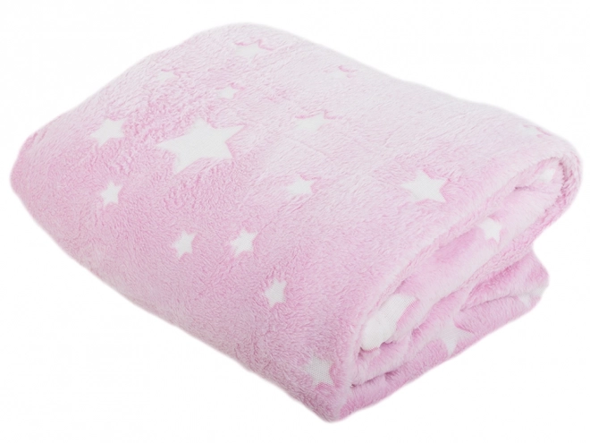 Deka s rukávy fleece teplá mikina župan neonový – růžová