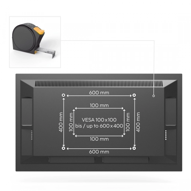 Držák LCD/LED Vesa 600x400 full M 84 palců