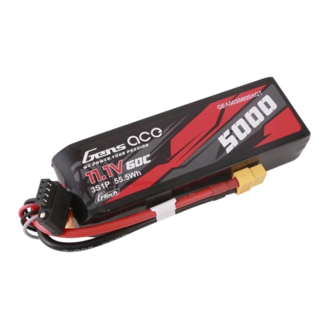 Kapacita 5000 mAh pro delší jízdu
