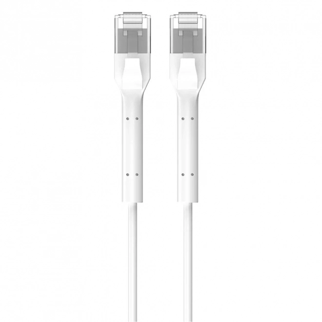 Síťový kabel Cat.6A U/FTP měď ohebný 10m bílý