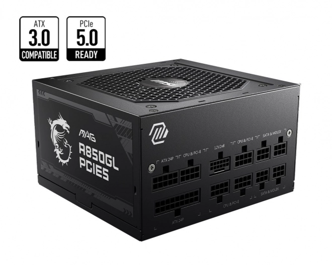 Napájecí zdroj MAG A850GL PCIE5 850W 80PLUS GOLD F.MODULAR