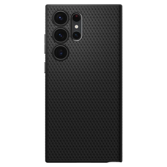 Spigen Liquid Air tenký matný černý obal pro Samsung Galaxy S24 Ultra