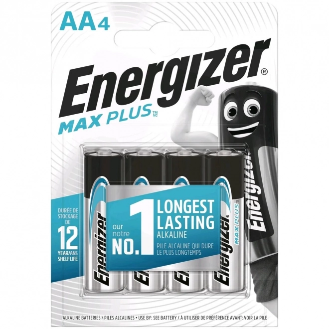 Alcové baterie AA LR6 Energizer Max Plus 4 kusy