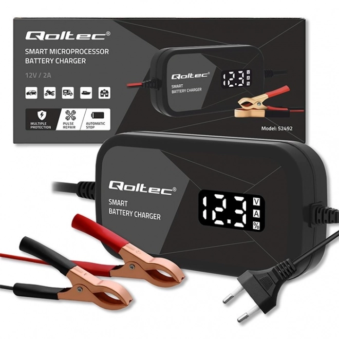 Inteligentní mikroprocesorová nabíječka 12V 2A