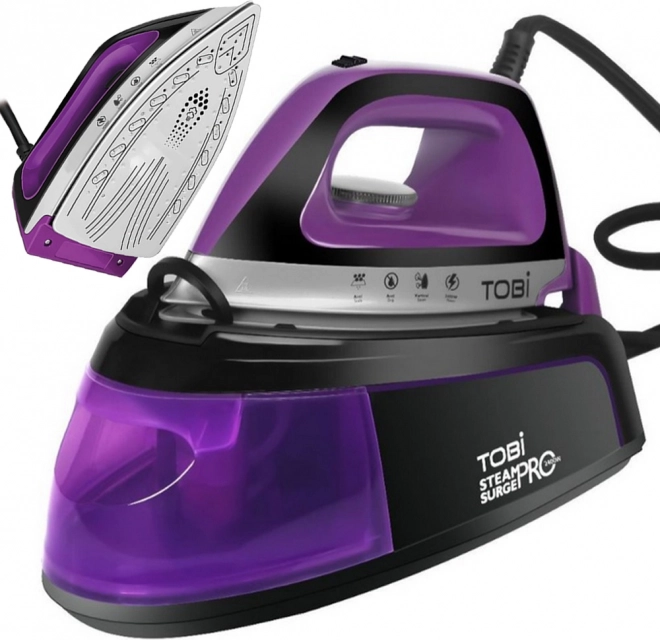 Parní generátor žehličky TOBI Steam Surge Pro 2400 W s keramickou žehlící plochou