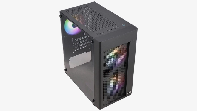 Hexform TG FRGB USB 3.0 Mini Tower černý