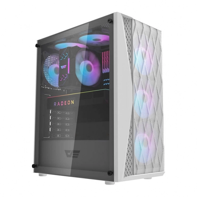 Počítačová skříň Darkflash DK352 Mesh bílá
