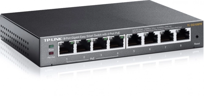 TL-SG108PE Smart Switch 8xGE (4xPoE)