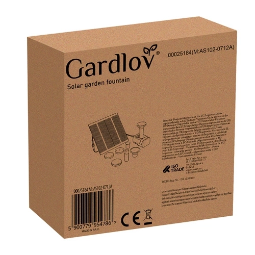 Solární fontána Gardlov