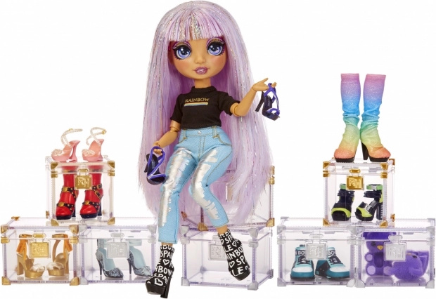 Rainbow High Kolekce Luxusních Bot Display 27 párů