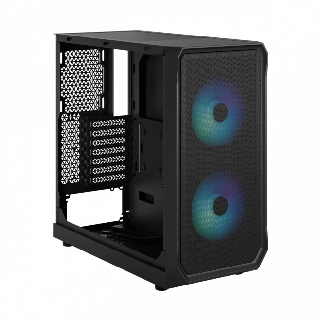 Case Focus 2 RGB Black TG Clear Tint