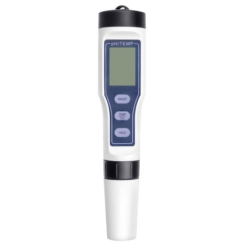 Digitální tester pH a teploty pro kontrolu kvality vody