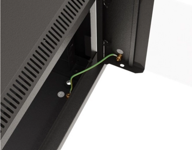 Nástěnná rack skříň Lanberg 19" 6U 540x350 mm skleněné dveře