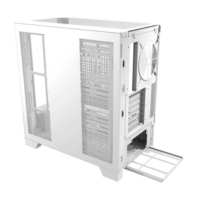 Počítačová skříň Darkflash DY450 bez ventilátorů (bílá)