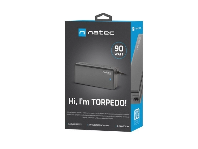 Univerzální napájecí adaptér pro notebooky Torpedo Uni-90 90W