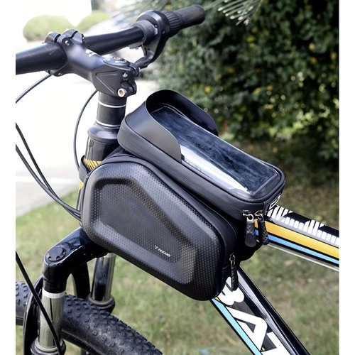 Cyklistická brašna na telefon s voděodolným pouzdrem a sluneční clonou