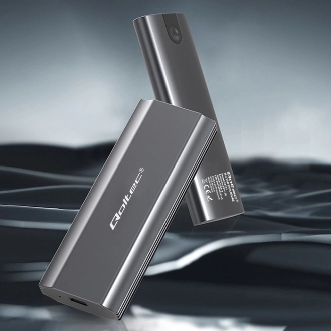Obal na disk Qoltec pro M.2 SSD SATA NVMe USB-C 2TB