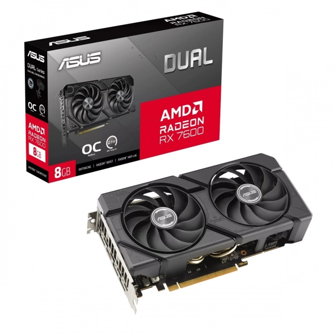 Grafická karta Dual Radeon RX 7600 EVO OC Edition 8GB GDDR6
