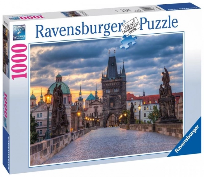 Praha: Procházka po Karlově mostě puzzle 1000 dílků