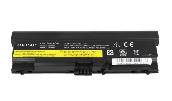Baterie pro Lenovo E40, E50, SL410, SL510 6600 mAh (71 Wh) 10,8 - 11,1 V