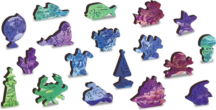 Unikátní tvary dílků s jemnými detaily