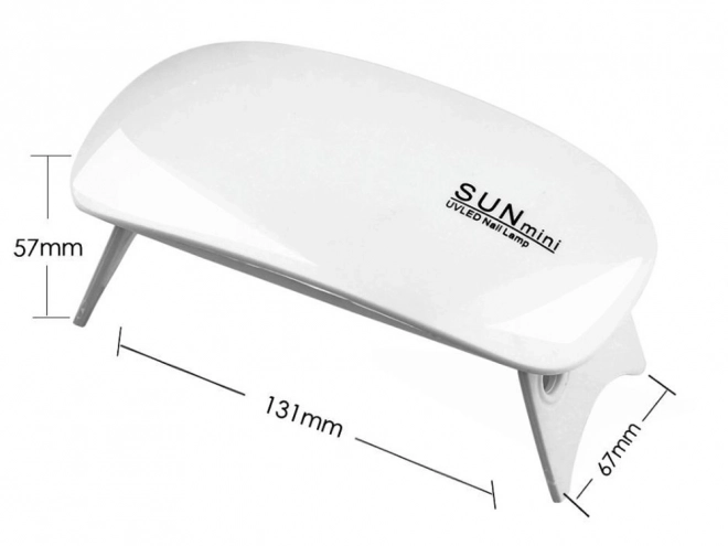 UV LED mini lampa na nehty