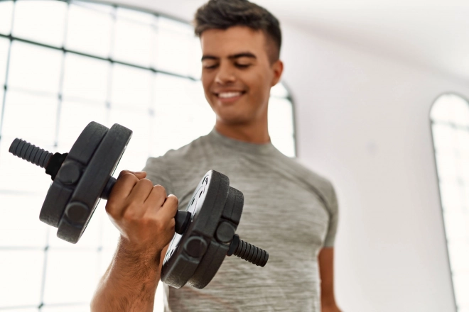 Nastavitelná sada činek a hřídelí 20 kg