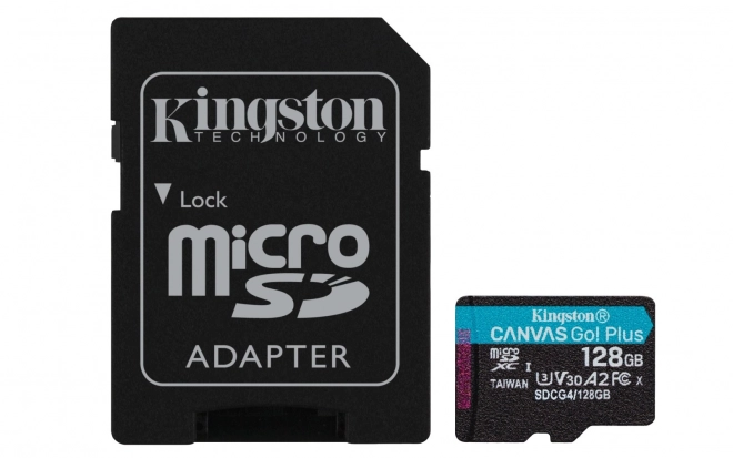 MicroSD karta 128GB Canvas Go! Plus s adaptérem