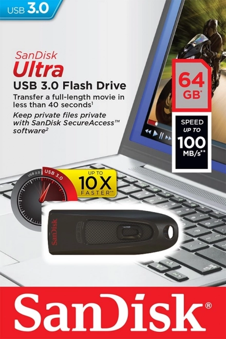 Ultrakrychová USB 3.0 flash disk 64GB