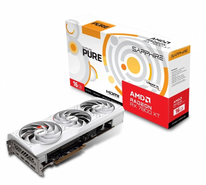 Grafická karta Radeon RX 7800 XT PURE GAMING OC 16GB GDDR6 256bit 2DP