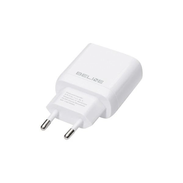 30W síťová nabíječka GaN USB-C + kabel USB-C – Bílá