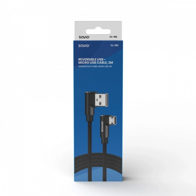 Kabel s oboustranným konektorem USB Micro USB - USB A 1m